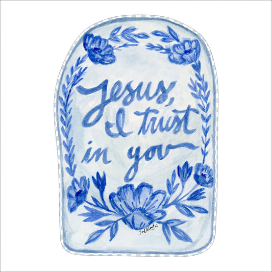 Jesus I Trust in You | 0.75in. Acrylic Cutout | Single