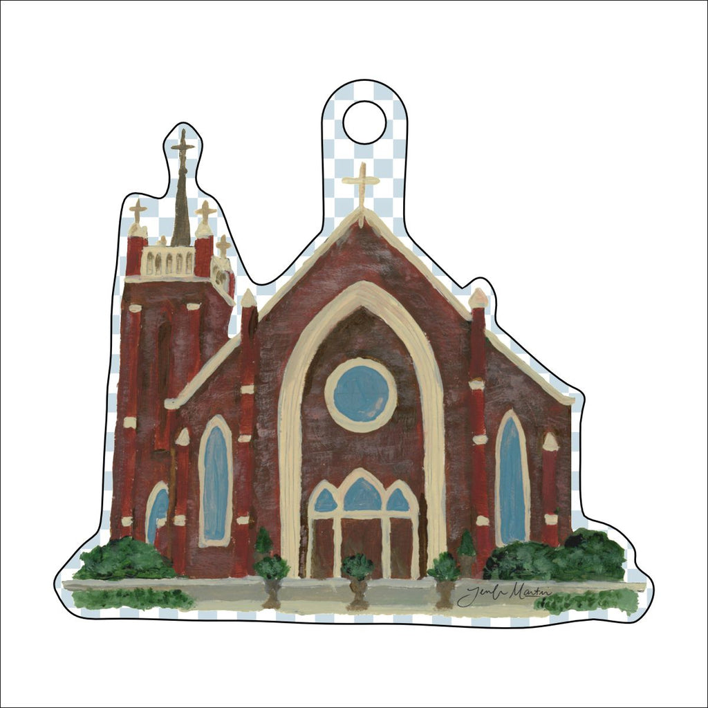 JMA-015 Church Ornament | 0.25in. Acrylic Ornament | Single