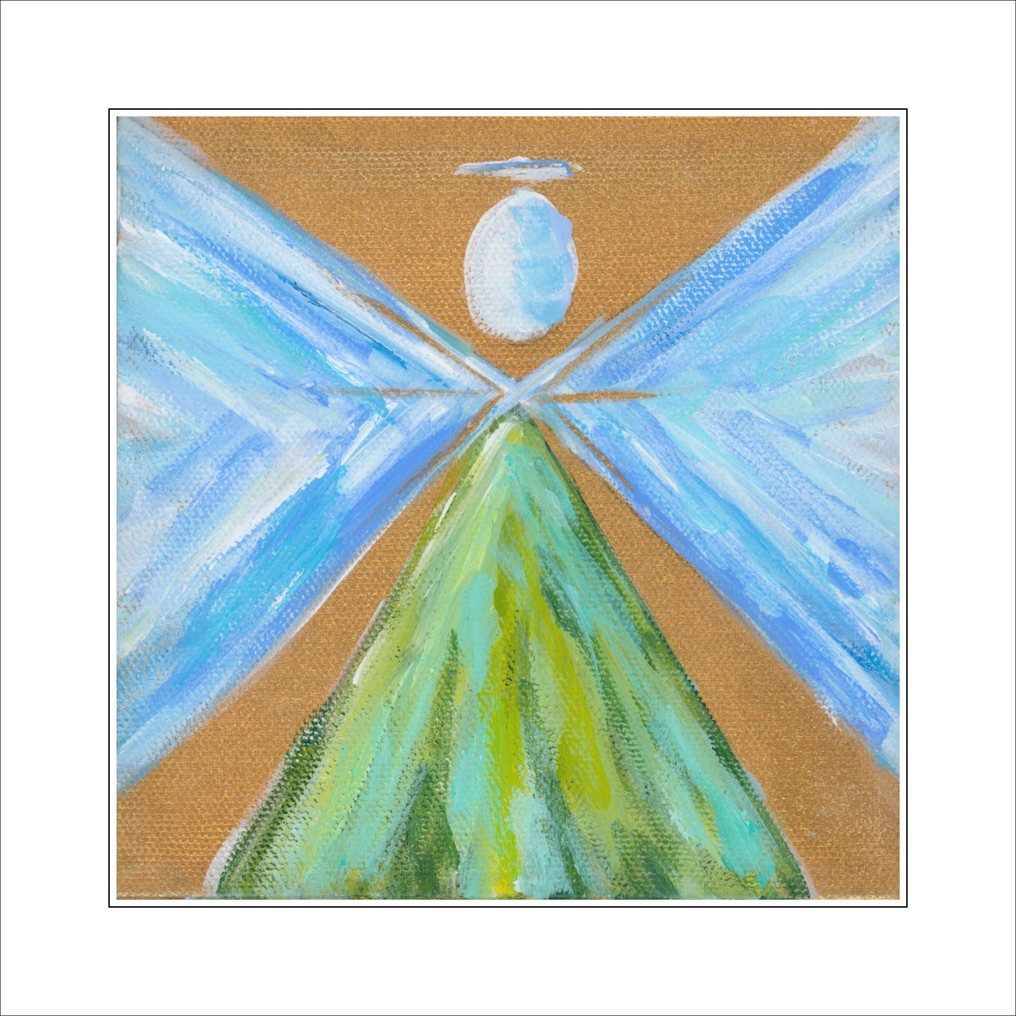 JMZ-004 Blue Angel | 0.75in. Acrylic Cutout 5.5x5.5 | Case (any 10+)