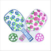 JPA-033 Pickleball Ornament  | 0.25in. Acrylic Ornament |