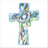 Blue and Green Cross to Hope Cross | 0.75in. Acrylic Cutout |
