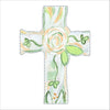 Green and White Cross to Faith | 0.75in. Acrylic Cutout |