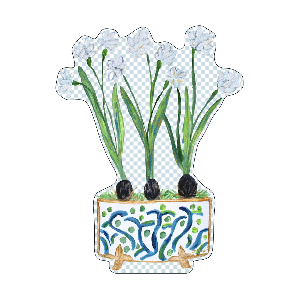 Paper Whites | 0.75in. Acrylic Cutout |