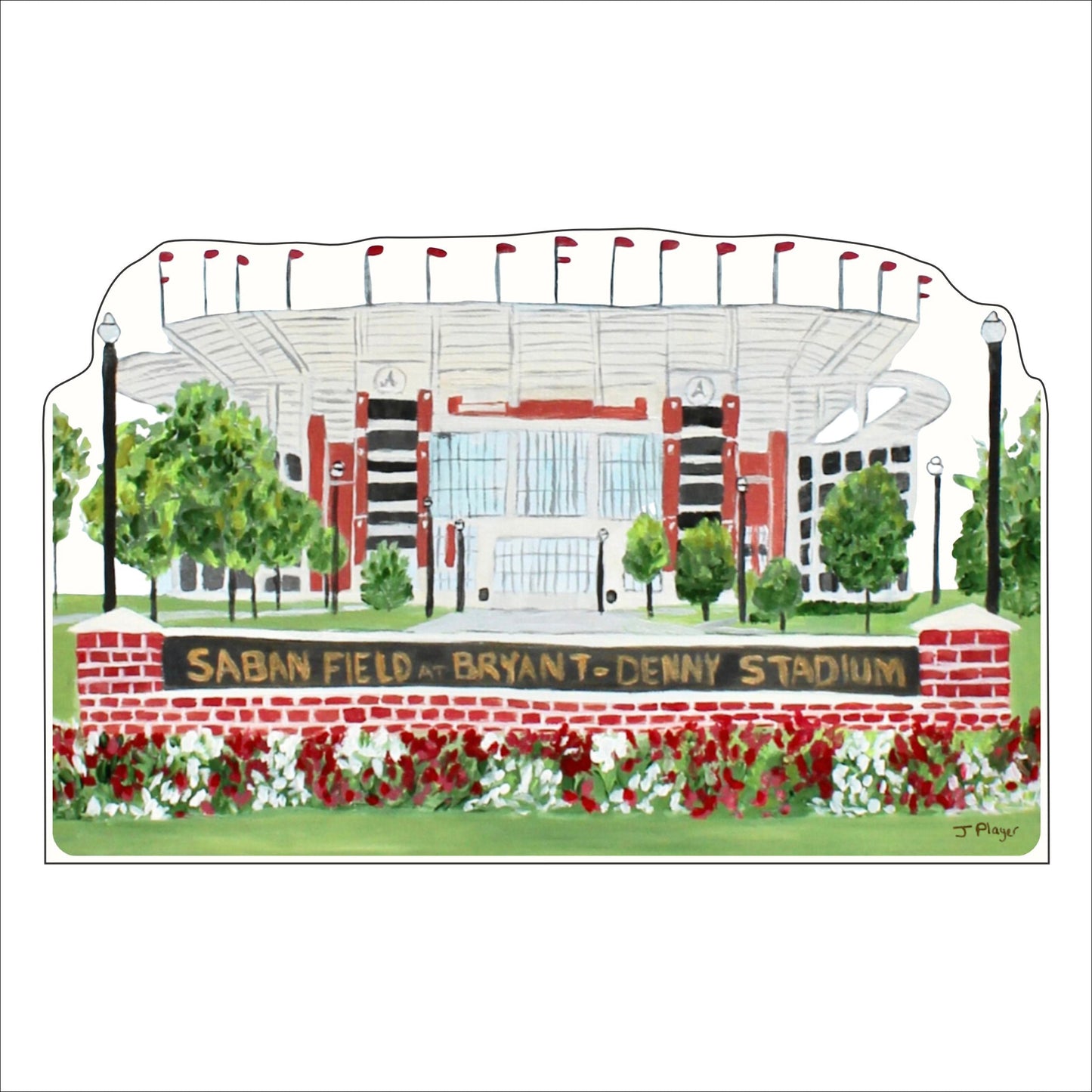 JPA-029 Bryant Denny Stadium  | 0.75in. Acrylic Contour |