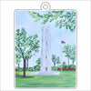 JPA-032 NC State Bell Tower Ornament  | 0.25in. Acrylic Ornament |