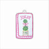 JPA-040 Pink Joker Ornament | 0.25Acrylic Ornament