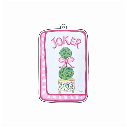 JPA-044 Pink Joker Keychain | 0.125Acrylic Keychain | Case of 4