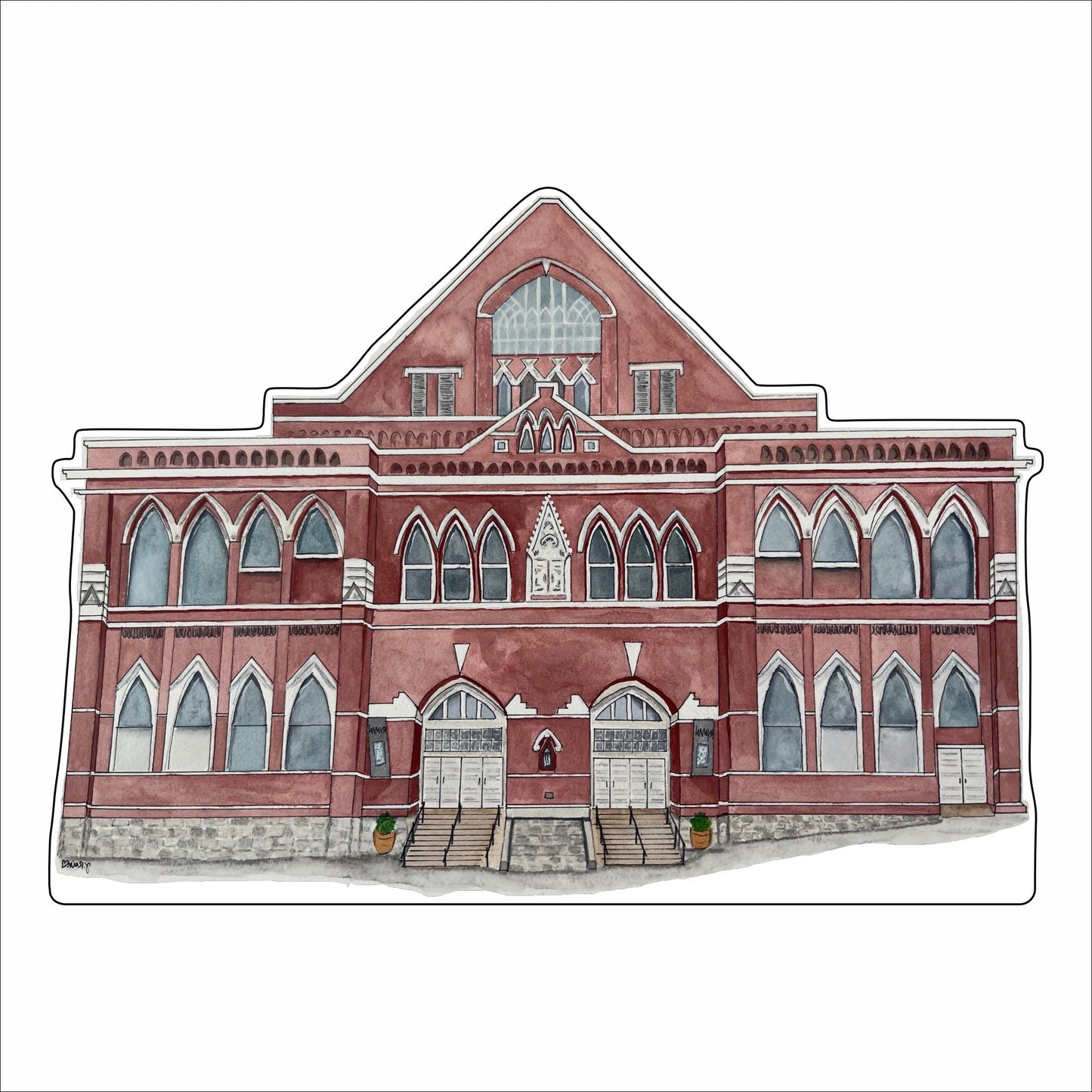JRD-008 Ryman | 0.75in. Acrylic Contour |