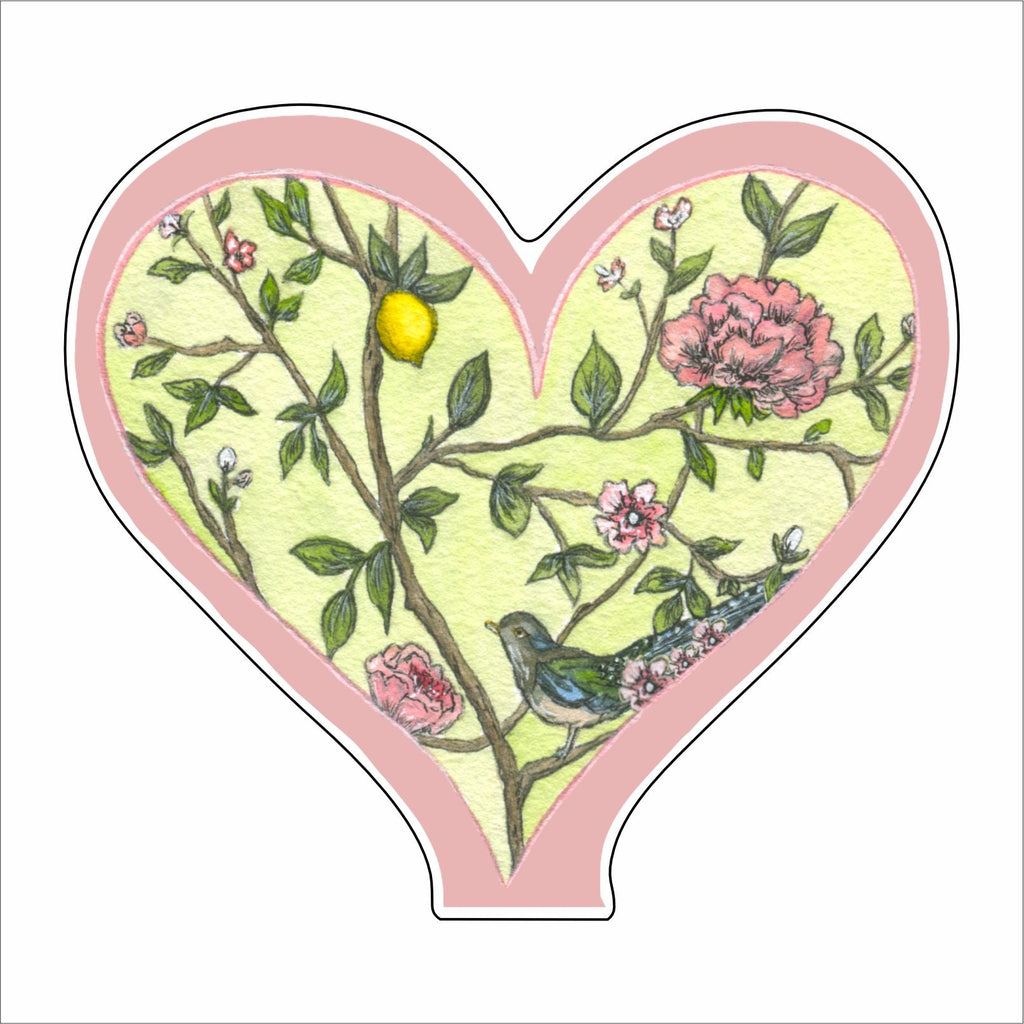 JRD-016 Pink Heart | 0.75Acrylic Contour |