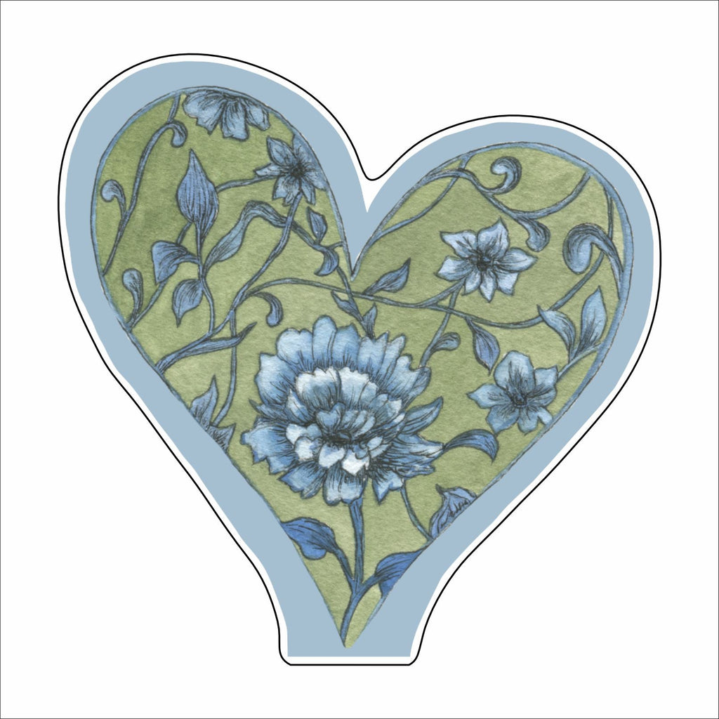 JRD-017 Green Heart | 0.75Acrylic Contour |