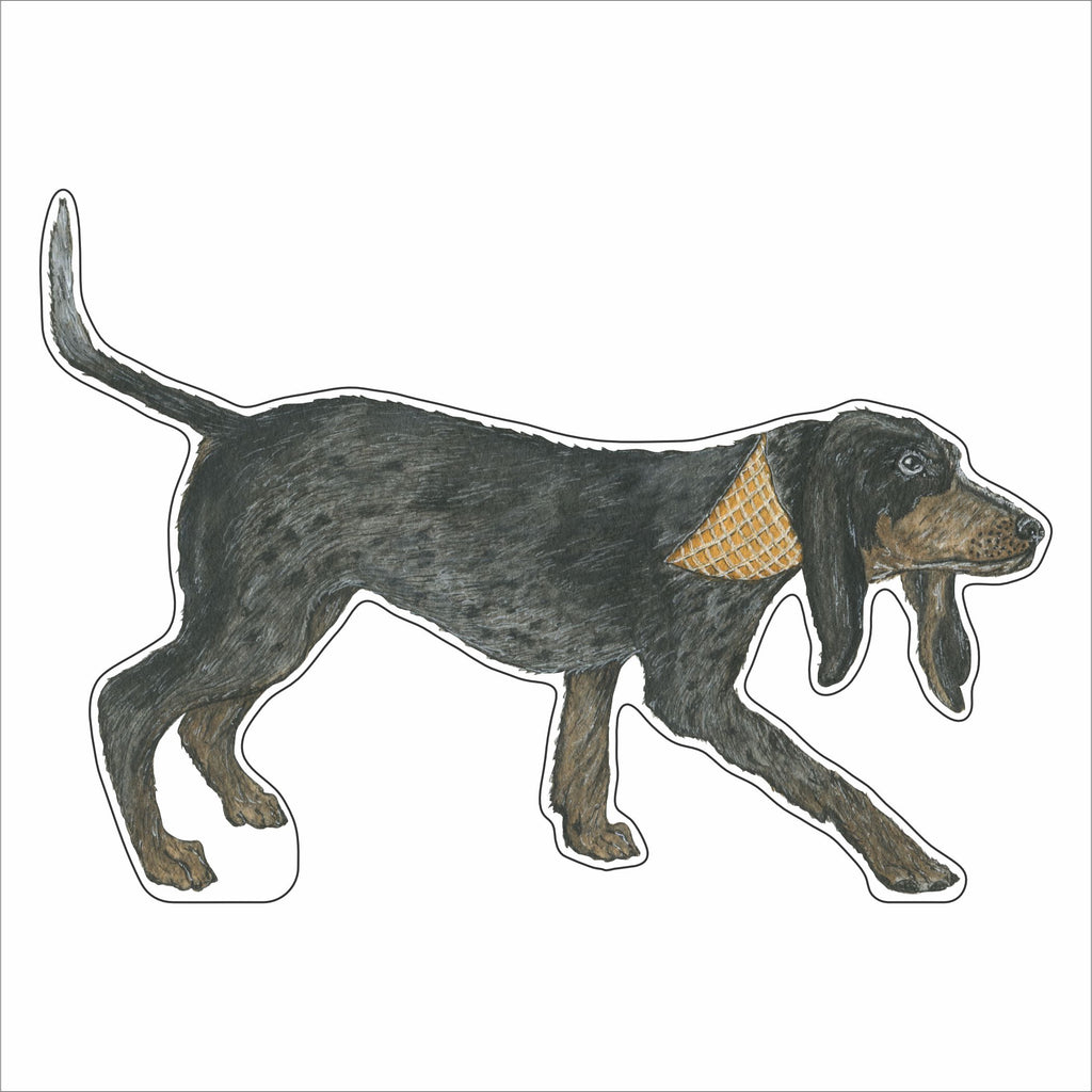 JRD-022 Coonhound | 0.75Acrylic Contour
