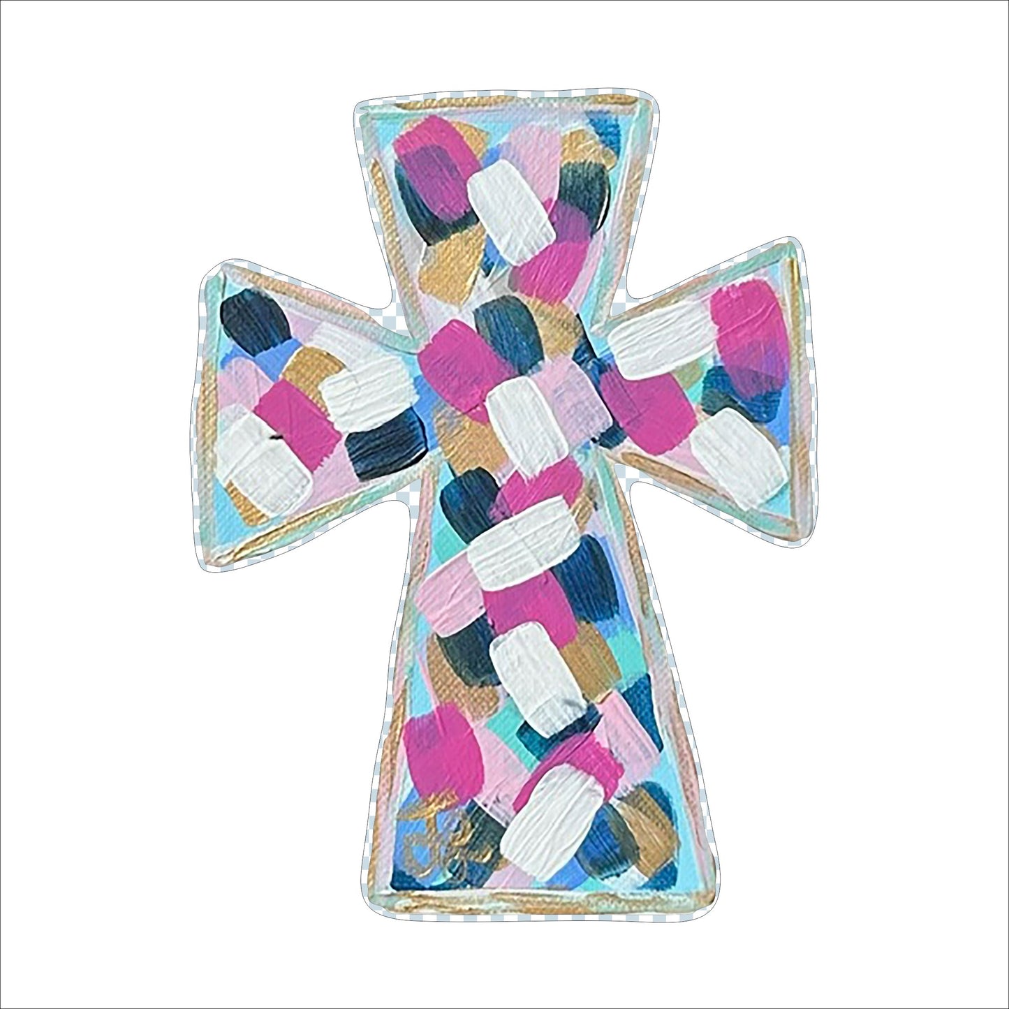 JWA-002 Cross 2 | 0.75in. Acrylic Cutout | Single