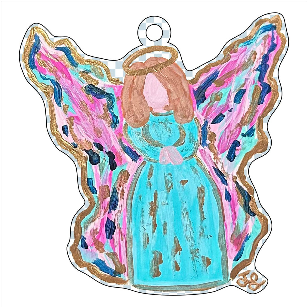 JWA-008 Angel Ornament | 0.25in. Acrylic Ornament | Case (any 10+)