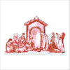 JWL-006 Red Nativity | 0.125in. Acrylic Cutout | Case (any 10+)