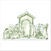 JWL-011 Green Nativity | 0.75in. Acrylic Cutout | Single