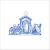 JWL-021 Blue Nativity Ornament | 0.25in. Acrylic Ornament | Case (any 10+)