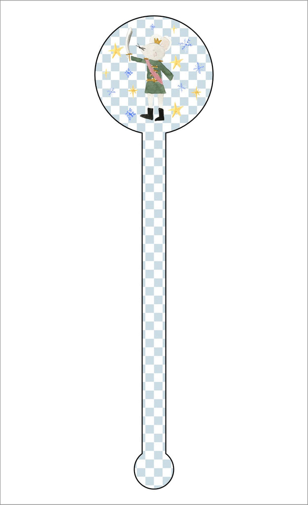 Mouse Drink Stirrer | 0.125in. Acrylic Cutout | Case (any 150+)