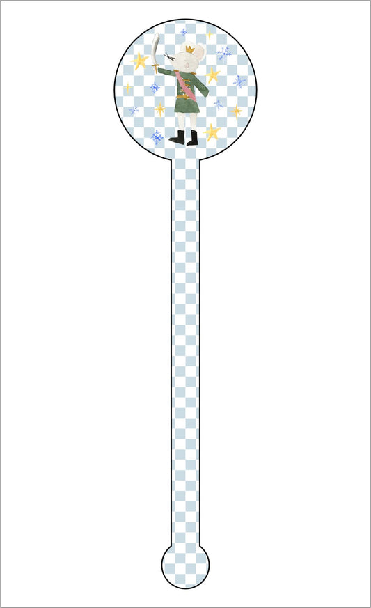 Mouse Drink Stirrer | 0.125in. Acrylic Cutout | Case (any 150+)