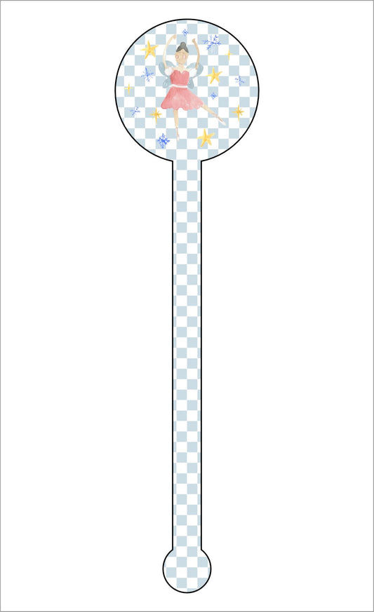 Fairy Drink Stirrer | 0.125in. Acrylic Cutout | Case (any 150+)