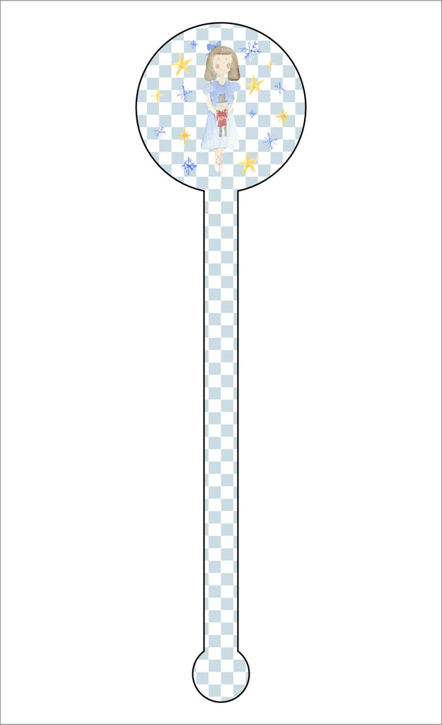 Clara Drink Stirrer | 0.125in. Acrylic Cutout | Case (any 150+)