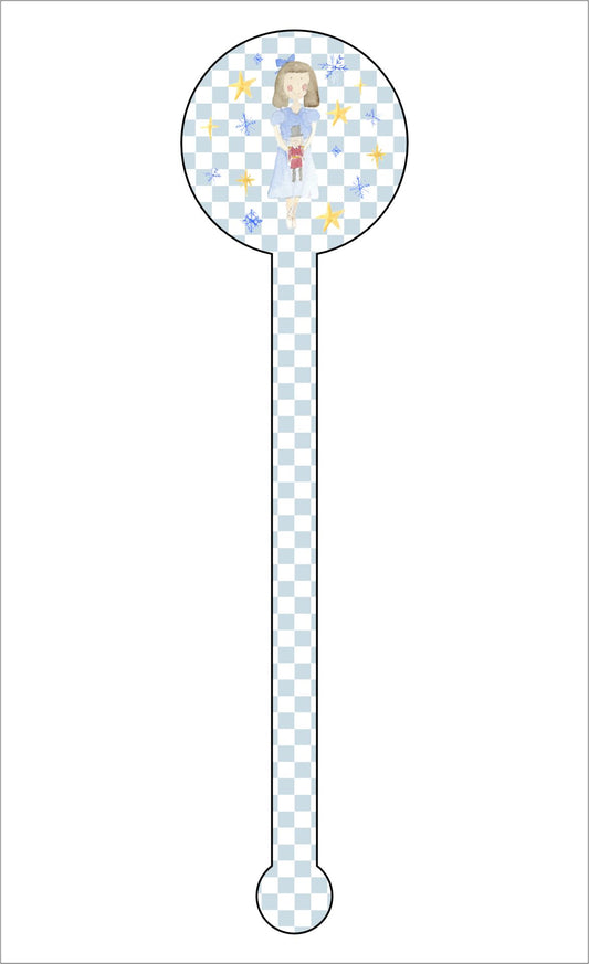 Clara Drink Stirrer | 0.125in. Acrylic Cutout | Case (any 150+)