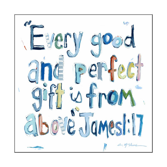 James Blue 5.5x5.5 | 0.75in. Acrylic Shelfie | Case of 25