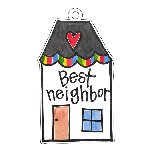 KART-001 Best Neighbor Ornament | 0.25Acrylic Ornament