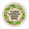 KART-002 Chosen Family Wreath Ornament | 0.25Wood Ornament