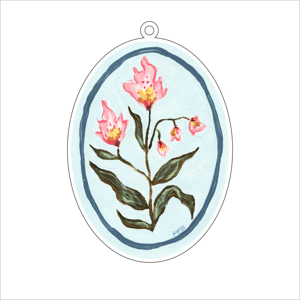 KBA-012 Lily | 0.25in. Acrylic Ornament