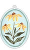 KBA-013 Brown Eyed Susans | 0.25in. Acrylic Ornament