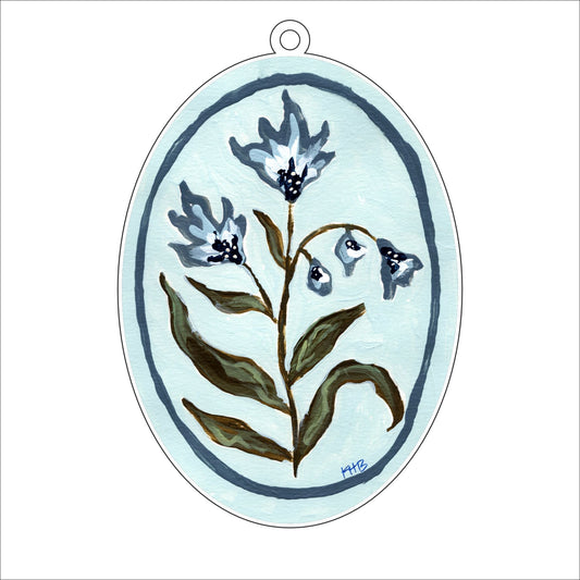 KBA-014 Wild Flowers | 0.25in. Acrylic Ornament