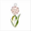 KBA-019 Pink Hydrangea Ornament | 0.25Acrylic Ornament