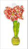 Ruffle Amaryllis Ornament KHA-156 | 0.25in. Acrylic