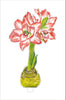 Blossom Peacock Amaryllis | 0.25in. Acrylic Floral