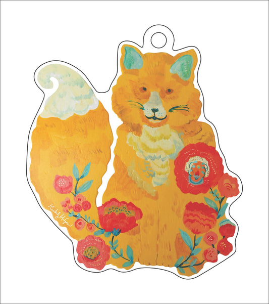 Spring Fox Ornament KHA-182 | 0.25in. Acrylic