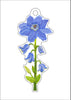 Purple Clematis Ornament KHA-195 | 0.25in. Acrylic