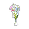 Delphine Flower  | 0.25in. Acrylic Floral