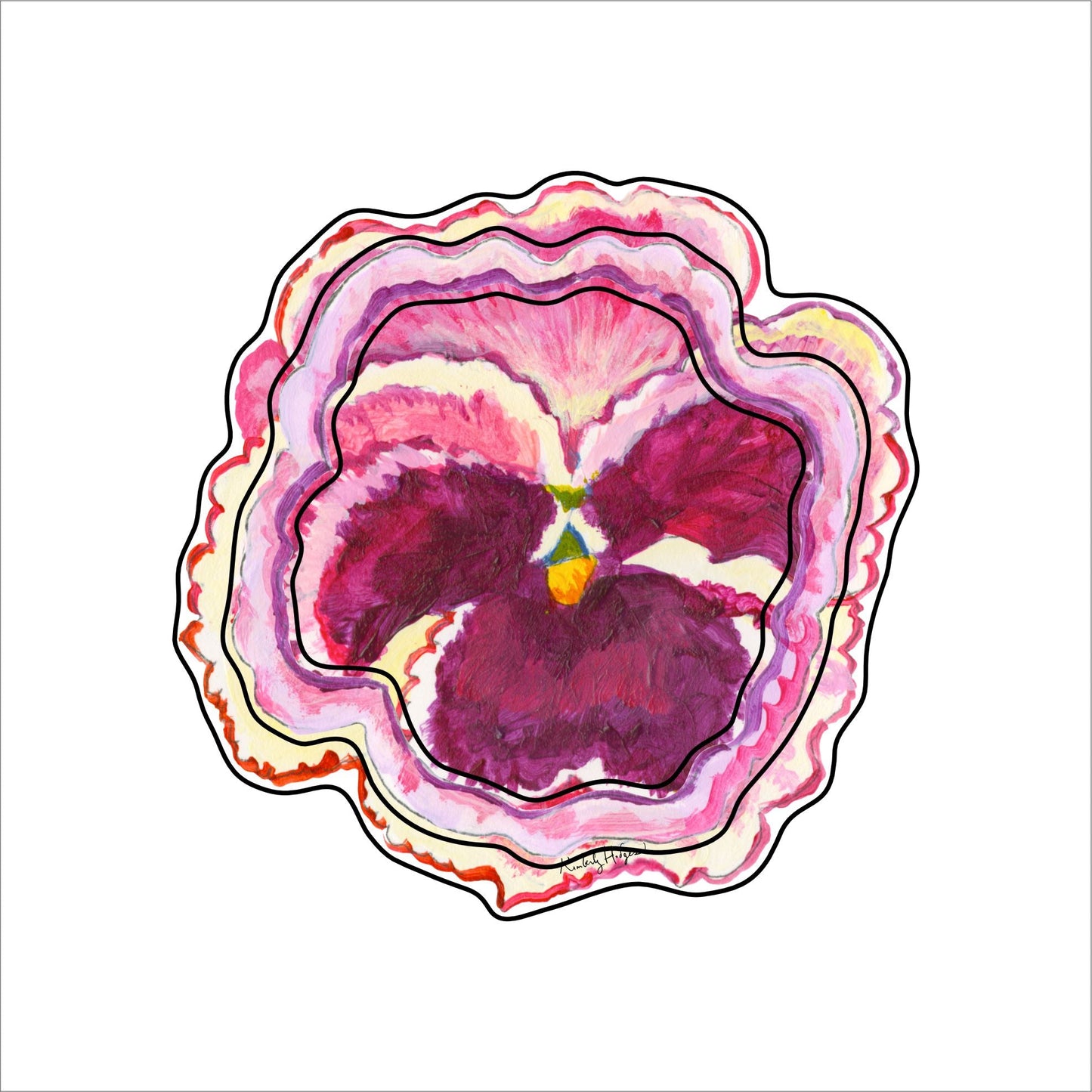 Pansy Ring Holder