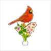 Spring Cardinal  | 0.25in. Acrylic Floral