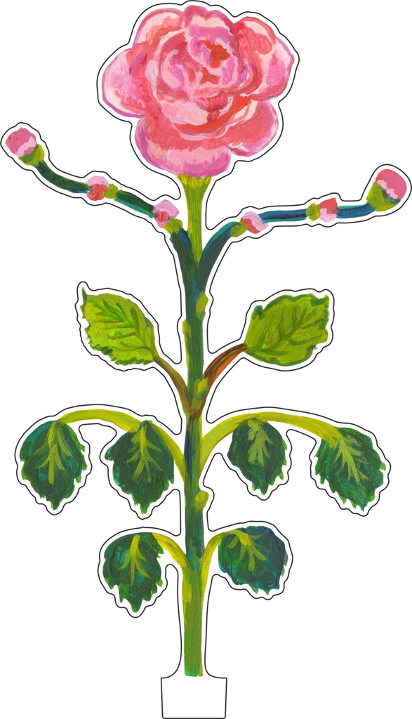 KHA-613 Tearose Jewelry Holder & Single Leaf