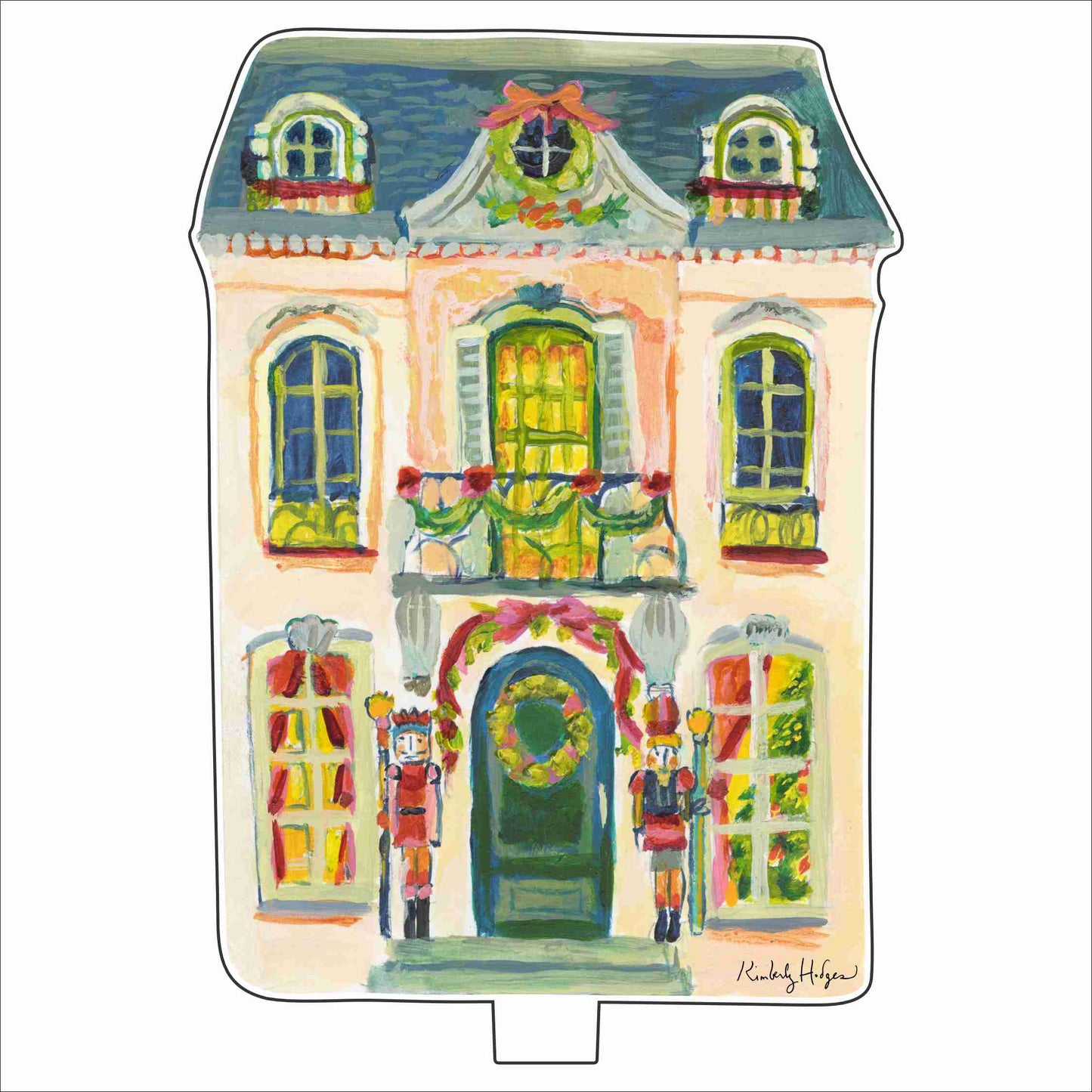 Nutcracker House | 0.25in. Acrylic Floral