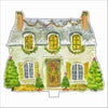 Christmas Cottage | 0.25in. Acrylic Floral
