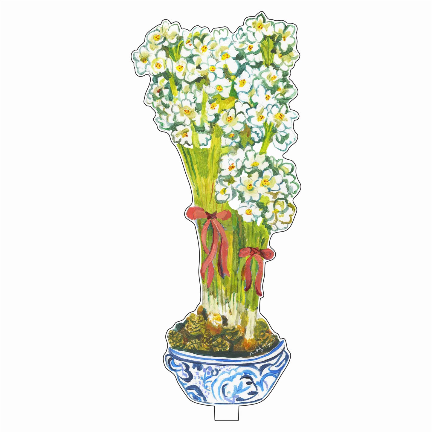 Paperwhites | 0.25in. Acrylic Floral
