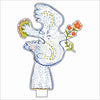 Peace Dove Star | 0.25in. Acrylic Floral