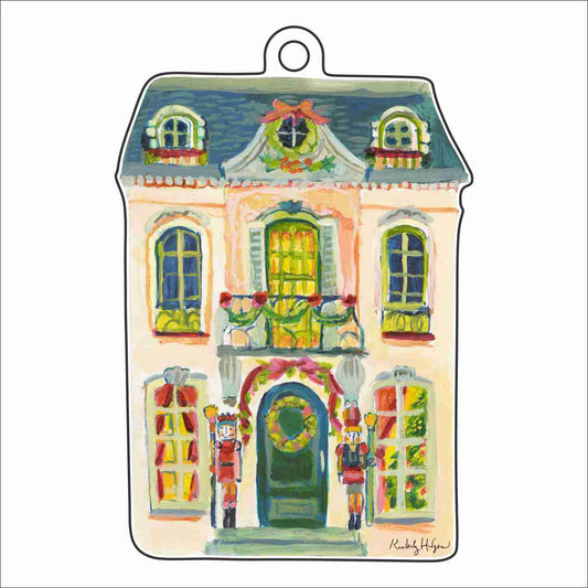 Nutcracker House Ornament & Ribbon | 0.25in. Acrylic