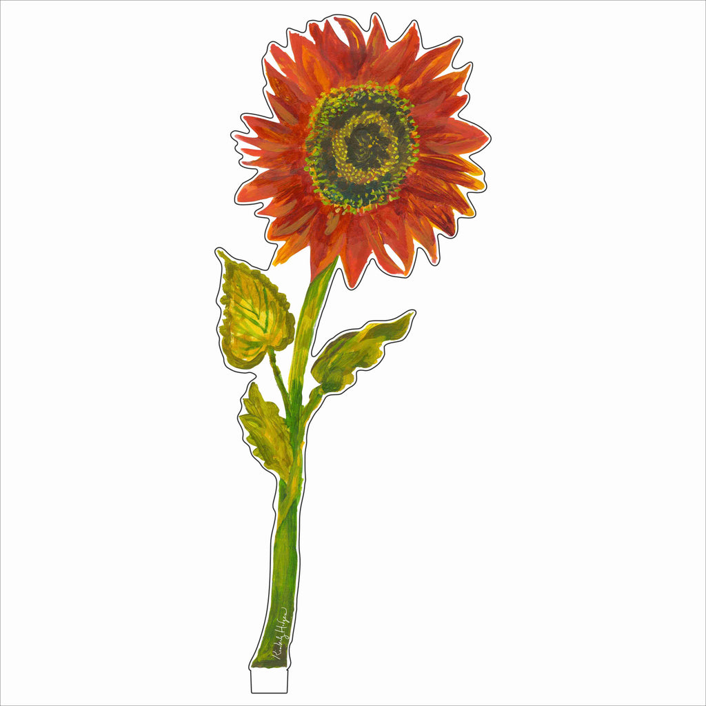 Moulin Rouge Sunflower | 0.25in. Acrylic Floral