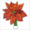 Poinsetta | 0.25in. Acrylic Floral
