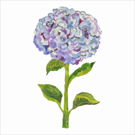 Smoky Purple Hydrangea | 0.25in. Acrylic Floral