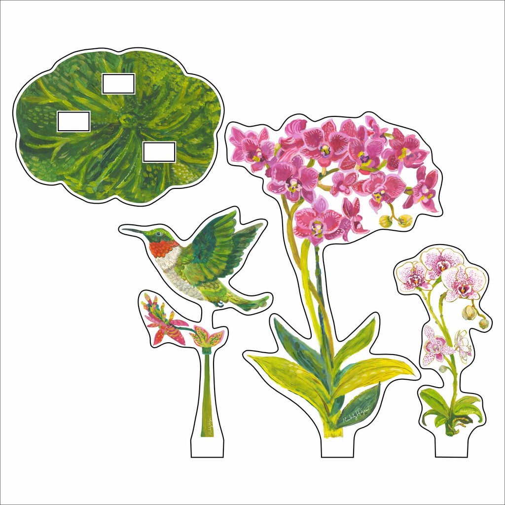 KHA-730 Petite Bouquet Collection 1 | 0.25Acrylic Collection | Set of 6