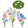 KHA-731 Petite Bouquet Collection 2 | 0.25Acrylic Collection | Set of 6